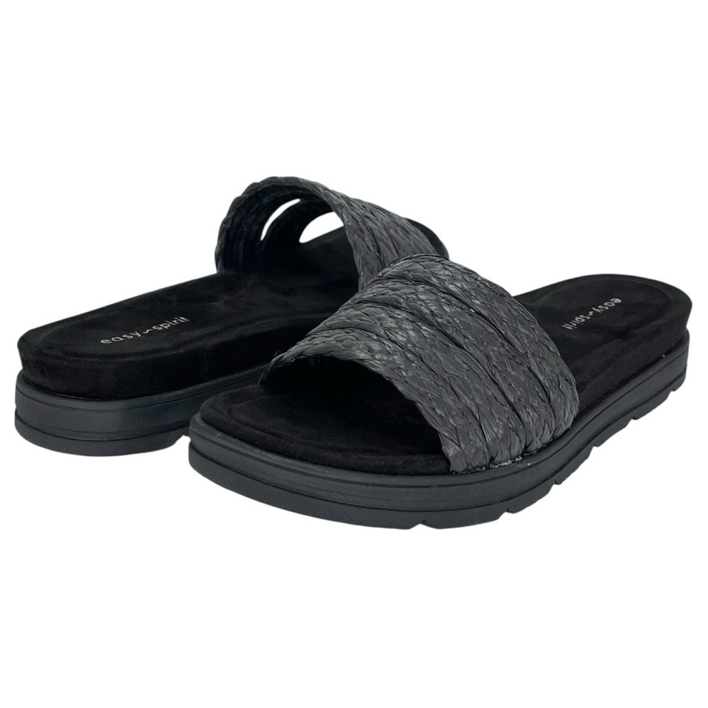 Easy Spirit Salma2 Black Womens Slide Sandals Size 8.5M - Picture 8 of 12